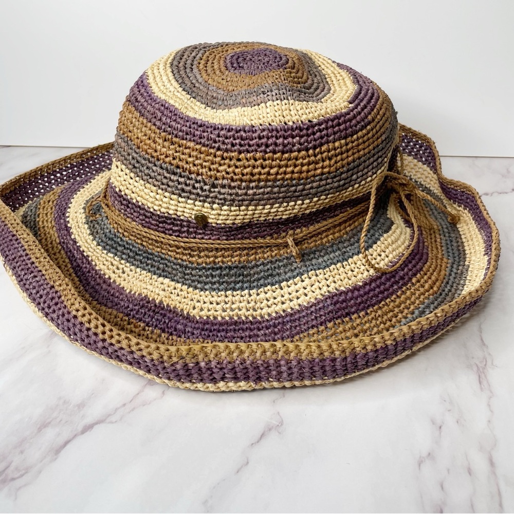 Helen Kaminski Australia Provence Striped Raffia Sun Hat